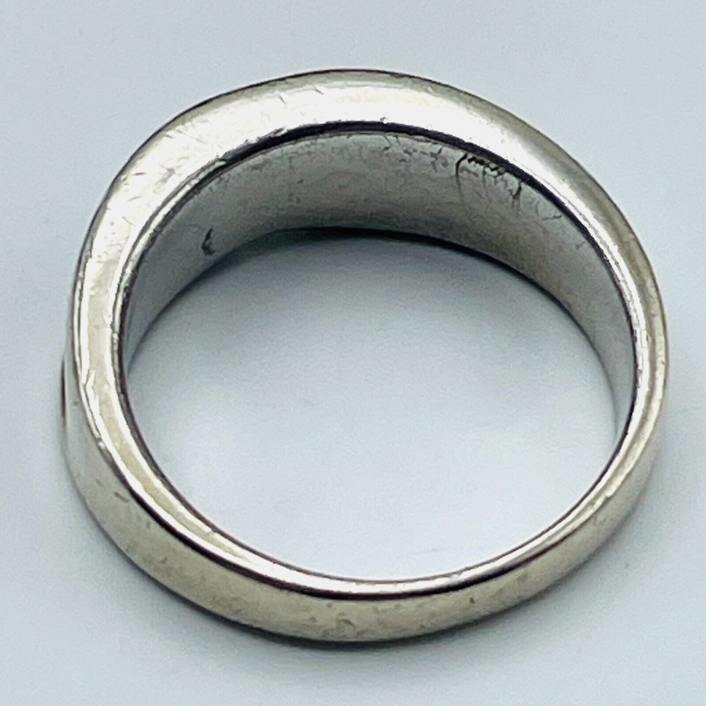Southwest Sterling Silver Ring Lab Opal Turquoise Inlay Band Size 7 Signed AV - Picture 10 of 12